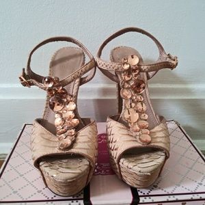 Rose Gold Vince Camuto Platform Heels
